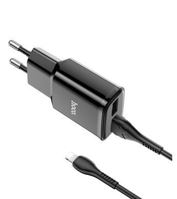 Мережевий зарядний пристрій Hoco C88A 2USB 2.4A Lightning